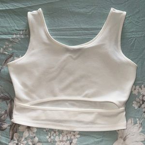 Cutout Cropped Tank Top